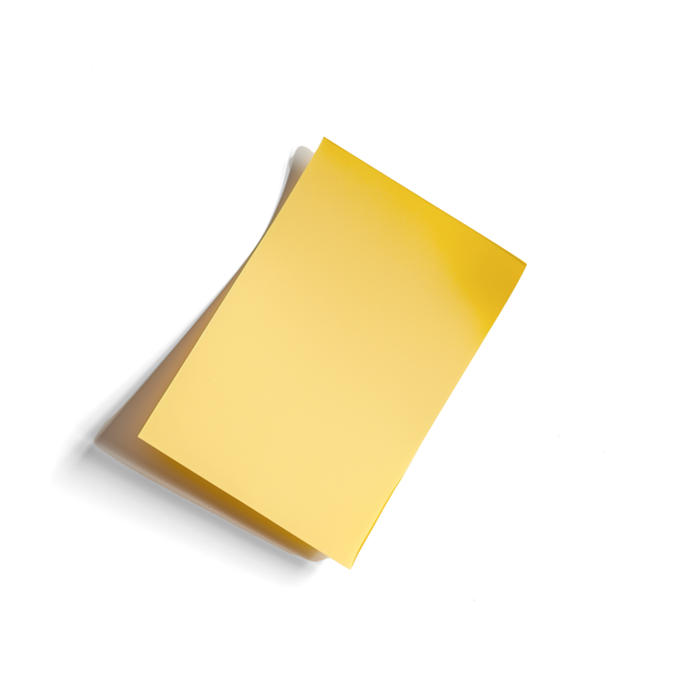 Yellow Sticky Notes png