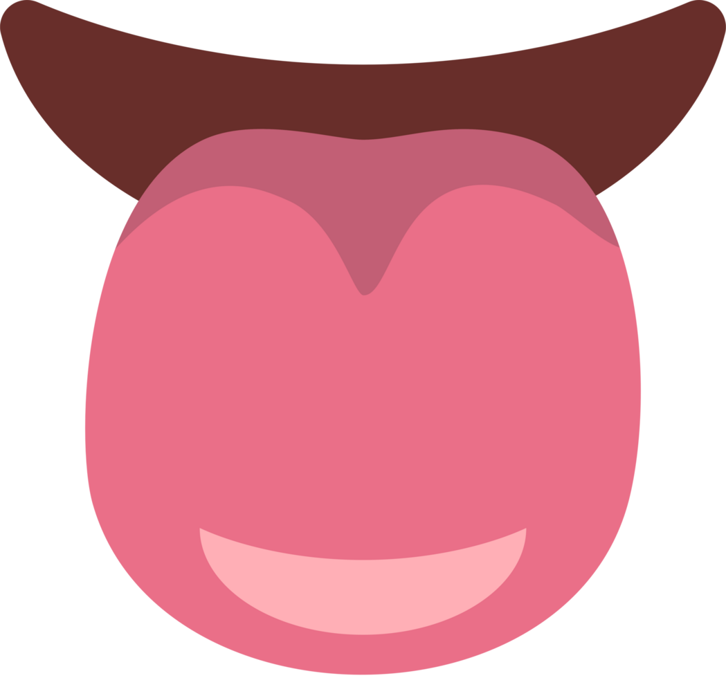Flat human organ tongue cartoon illustration png
