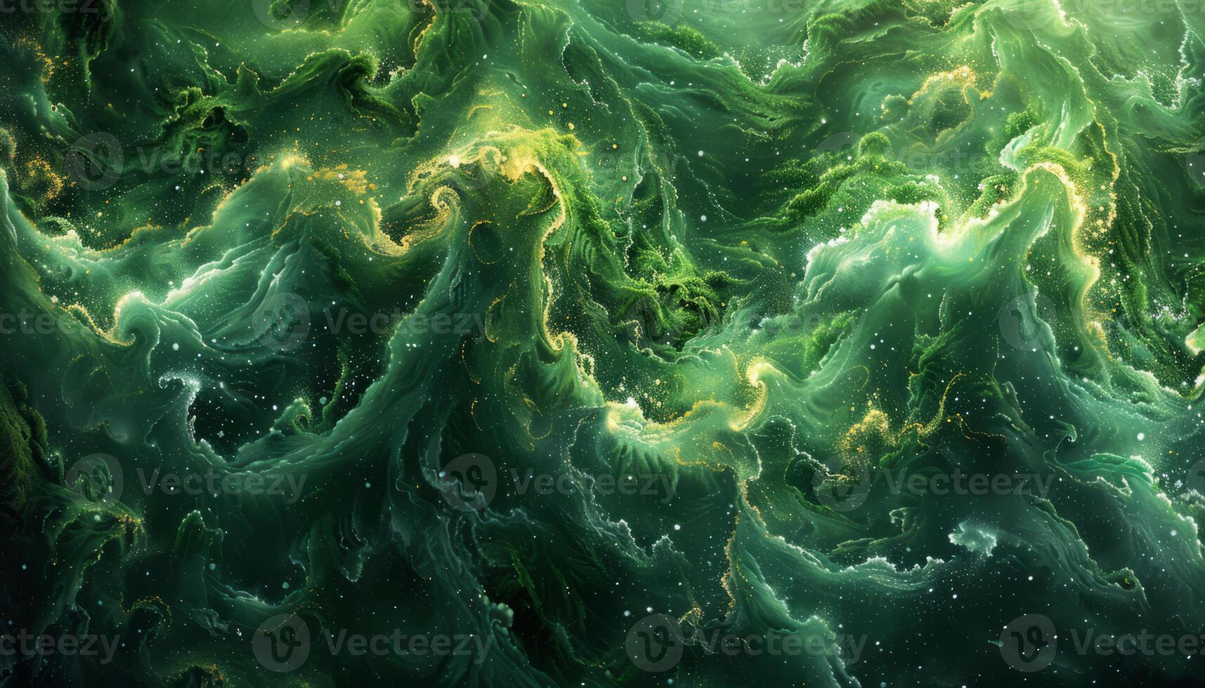 Abstract green background. The concept of fantasy photo