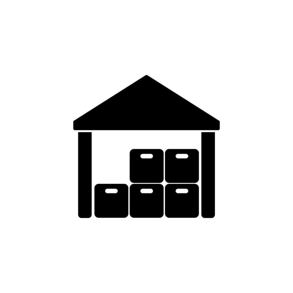 depot concept line icon. Simple element illustration. depot concept outline symbol design. vector