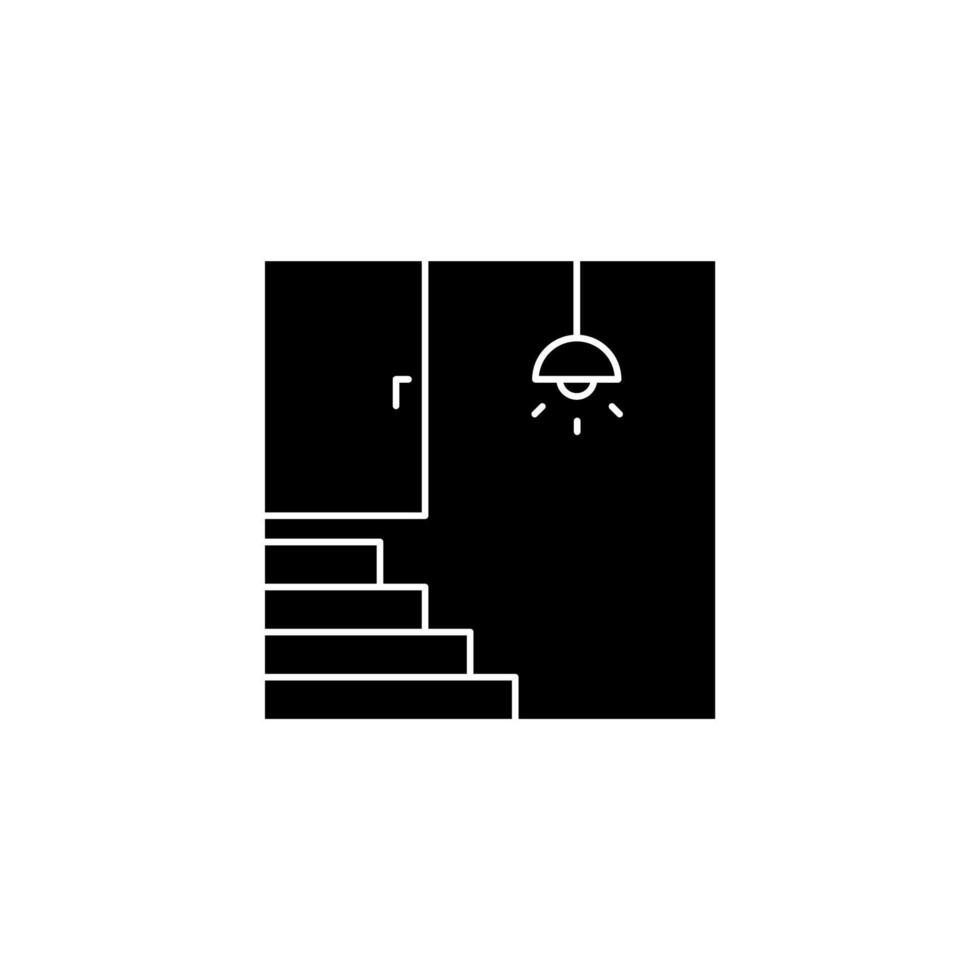 basement concept line icon. Simple element illustration. basement concept outline symbol design. vector