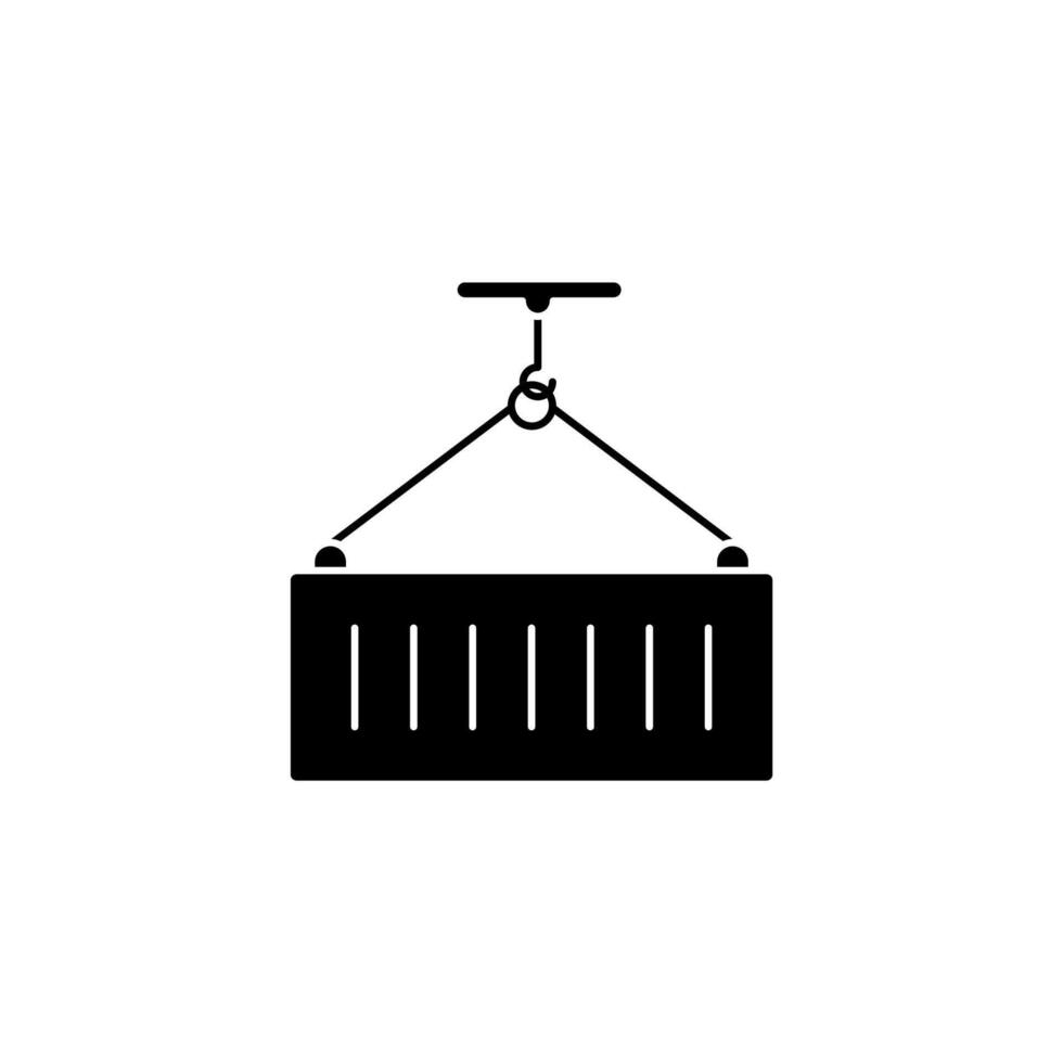 container concept line icon. Simple element illustration. container concept outline symbol design. vector