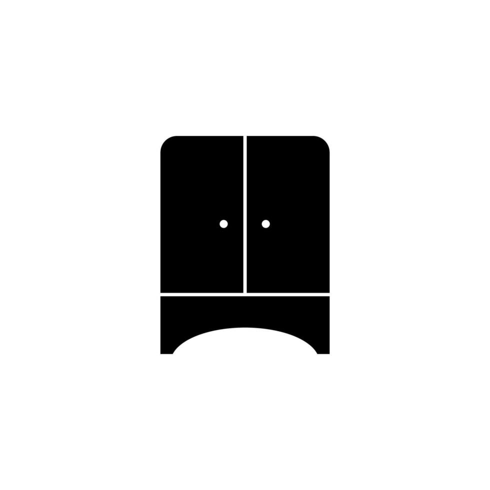 closet concept line icon. Simple element illustration. closet concept outline symbol design. vector