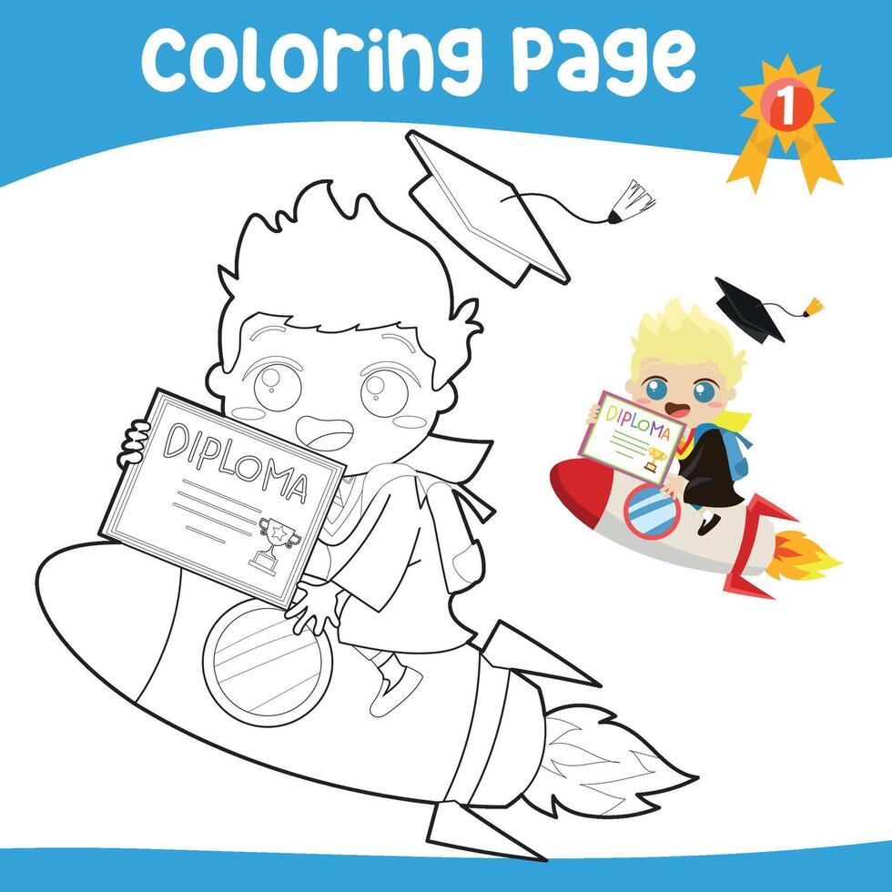 Coloring worksheet page. Educational printable coloring worksheet. Printable activity page for kids. Learning Game. file. vector