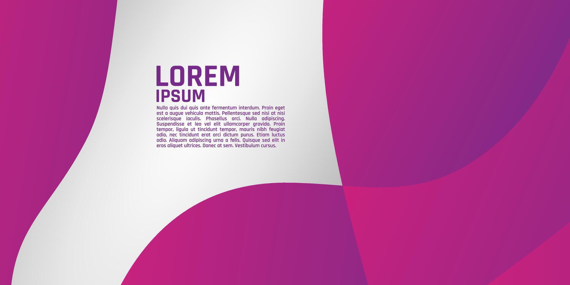 A white and pink abstract background with the word written in purple vector