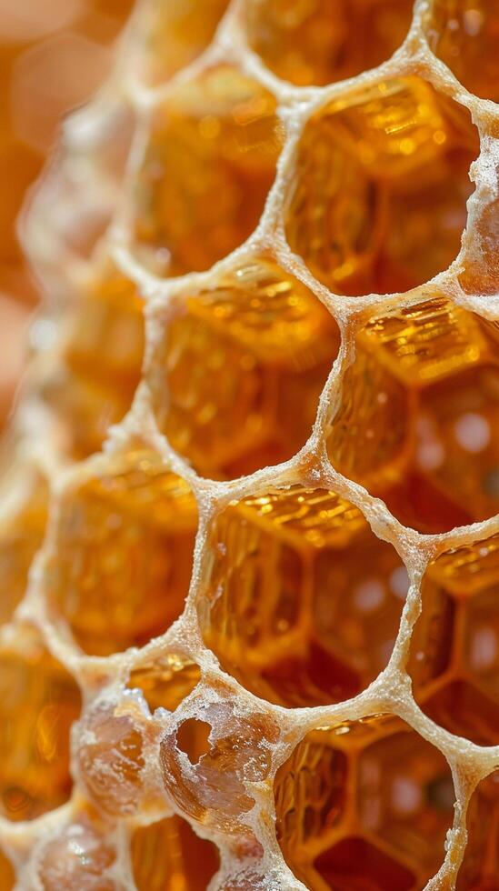 Geometric Patterns in natural patterns such as honeycombs, snowflakes, or flower petals, which exhibit geometric symmetry and structure photo