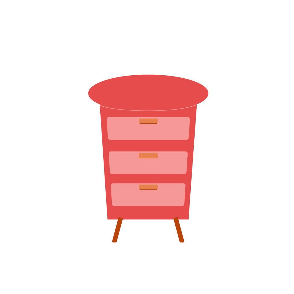 simple cabinet furniture design with random shape for your living room design. vector