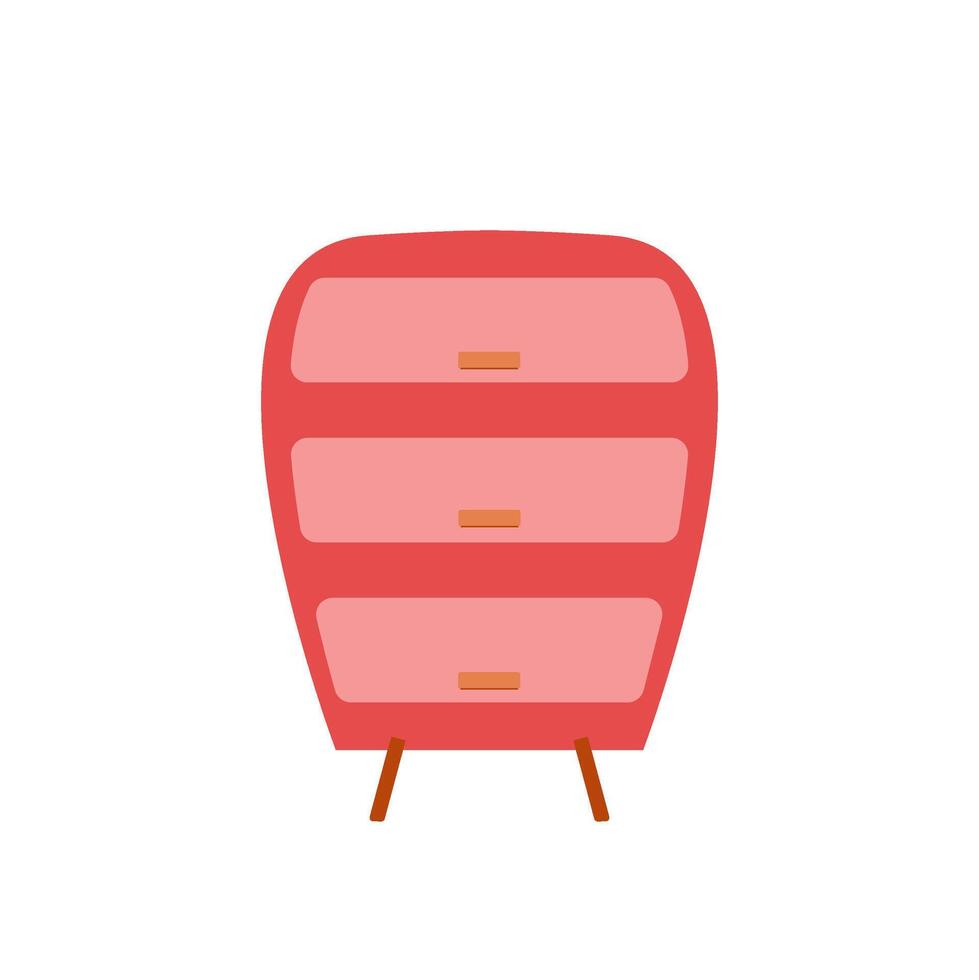 simple cabinet furniture design with random shape for your design. vector