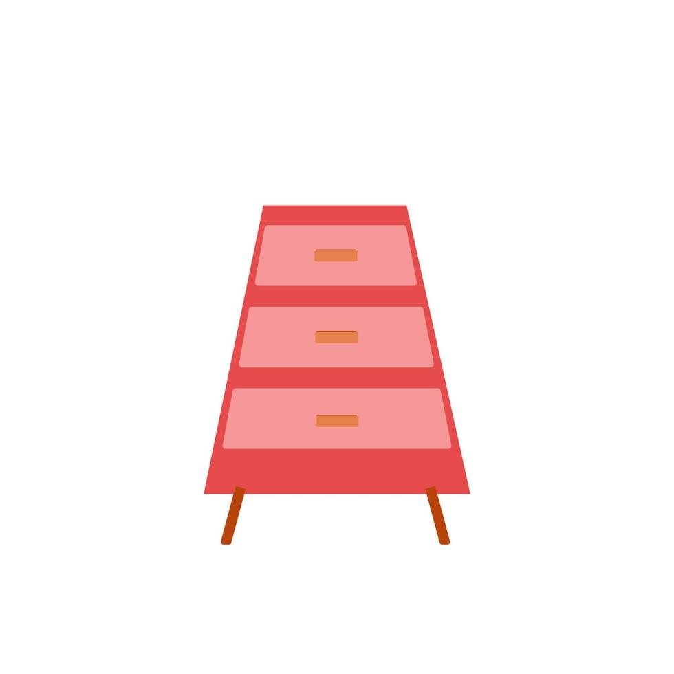 simple cabinet furniture design with random shape for your living room design. vector