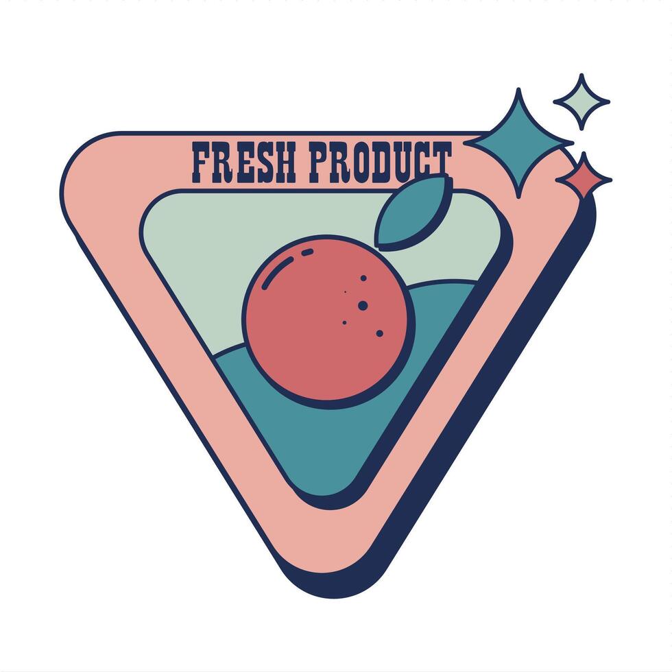 Shop local label banner design vector