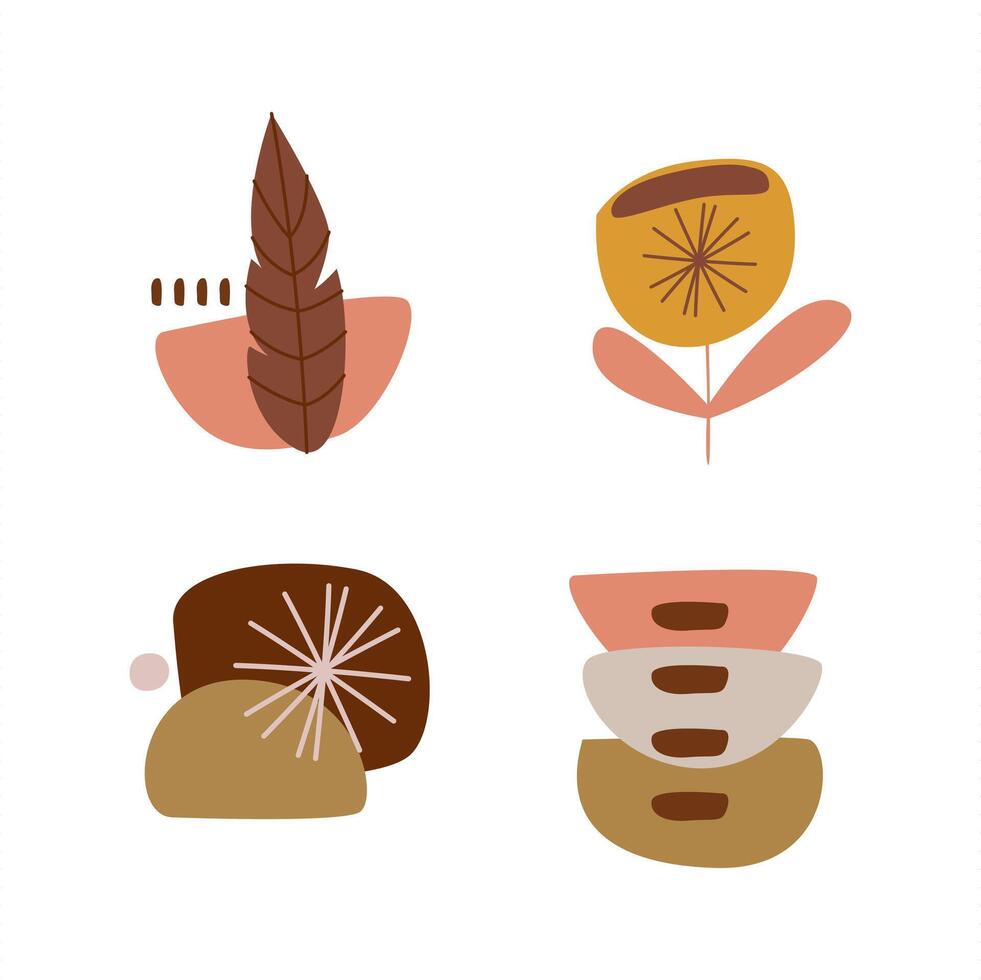 Boho Elements Art, Icons, and Graphics vector