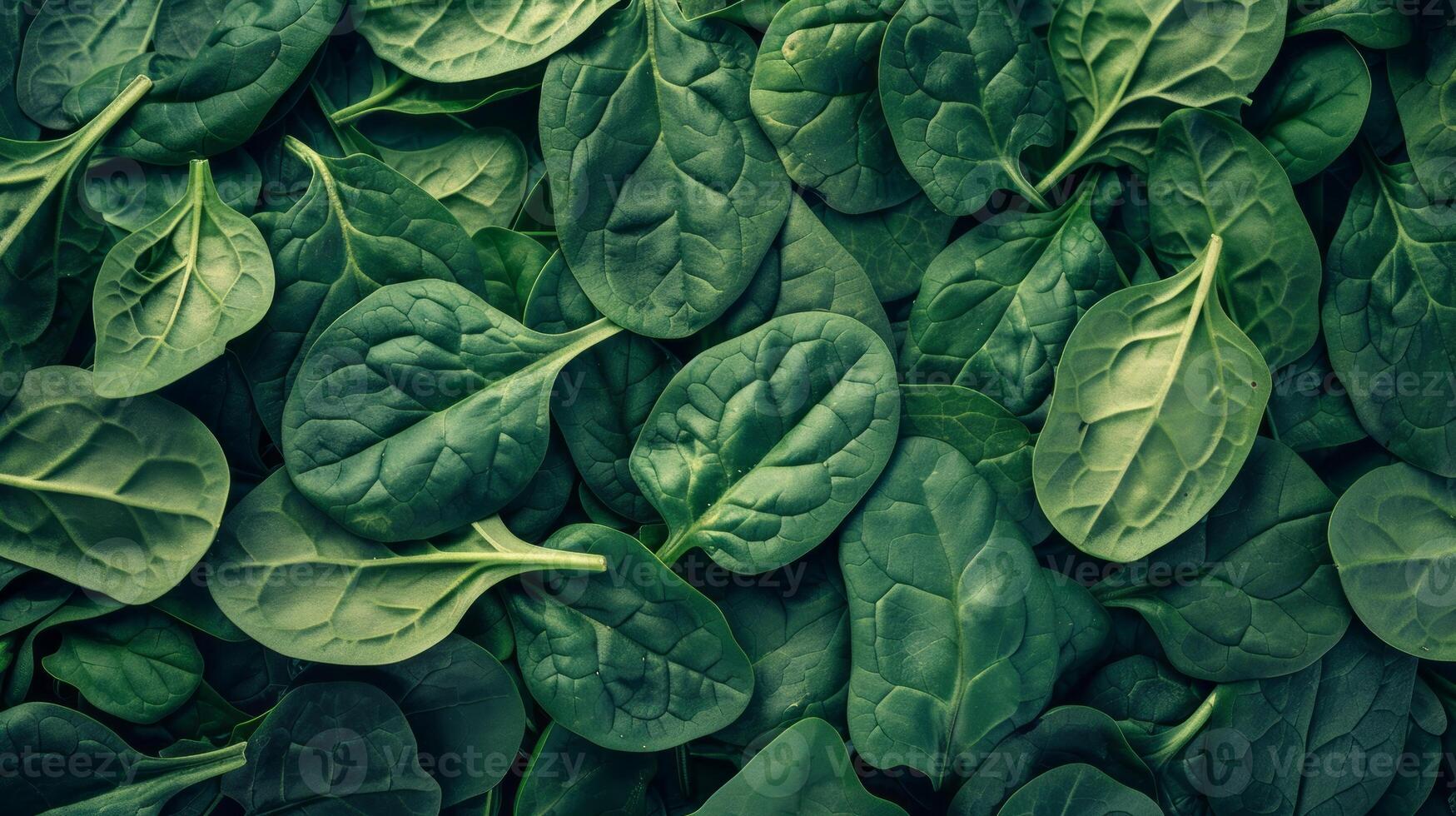 Fresh Organic Spinach Leaves Texture. photo