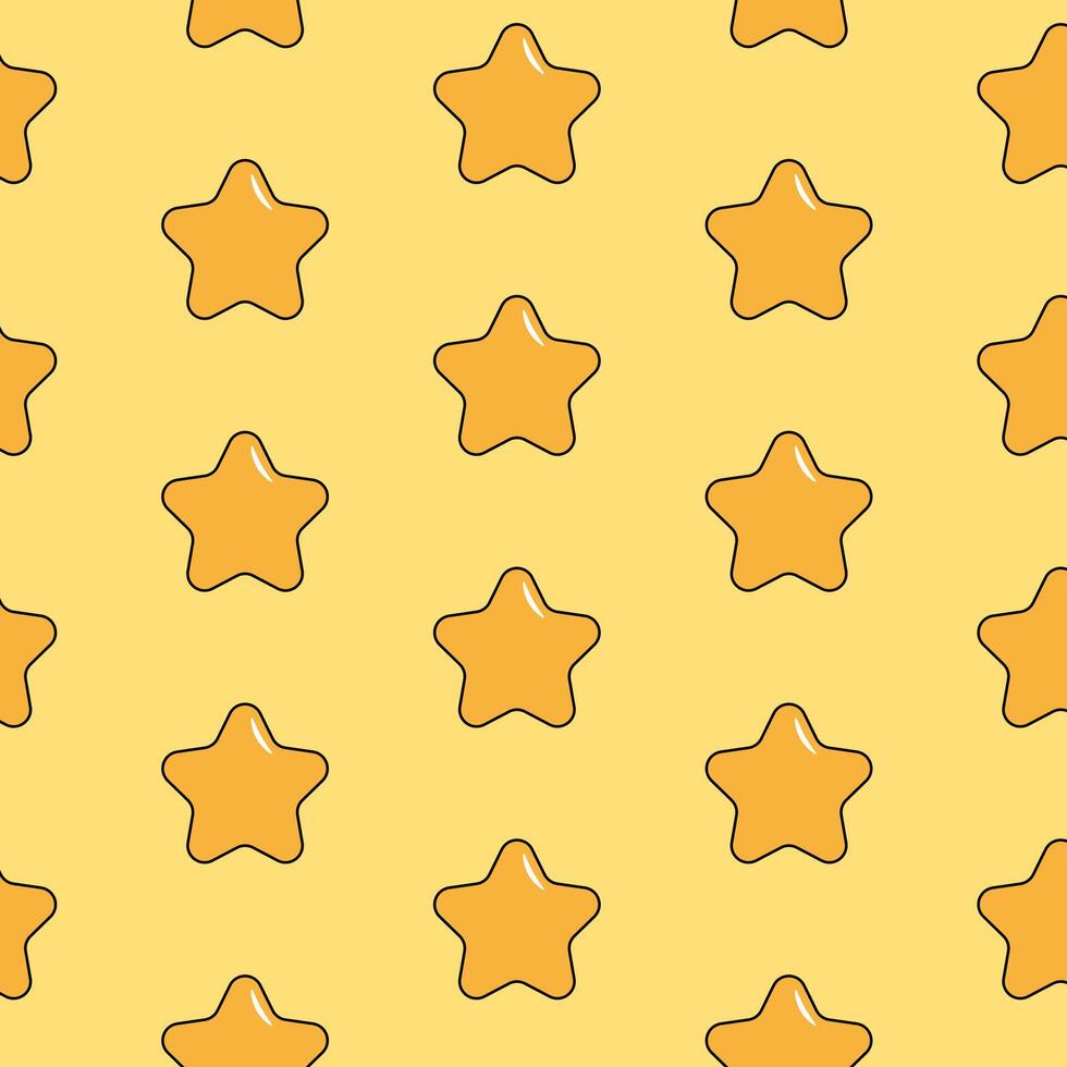 Y2K pattern. Retro seamless pattern with stars. illustration vector