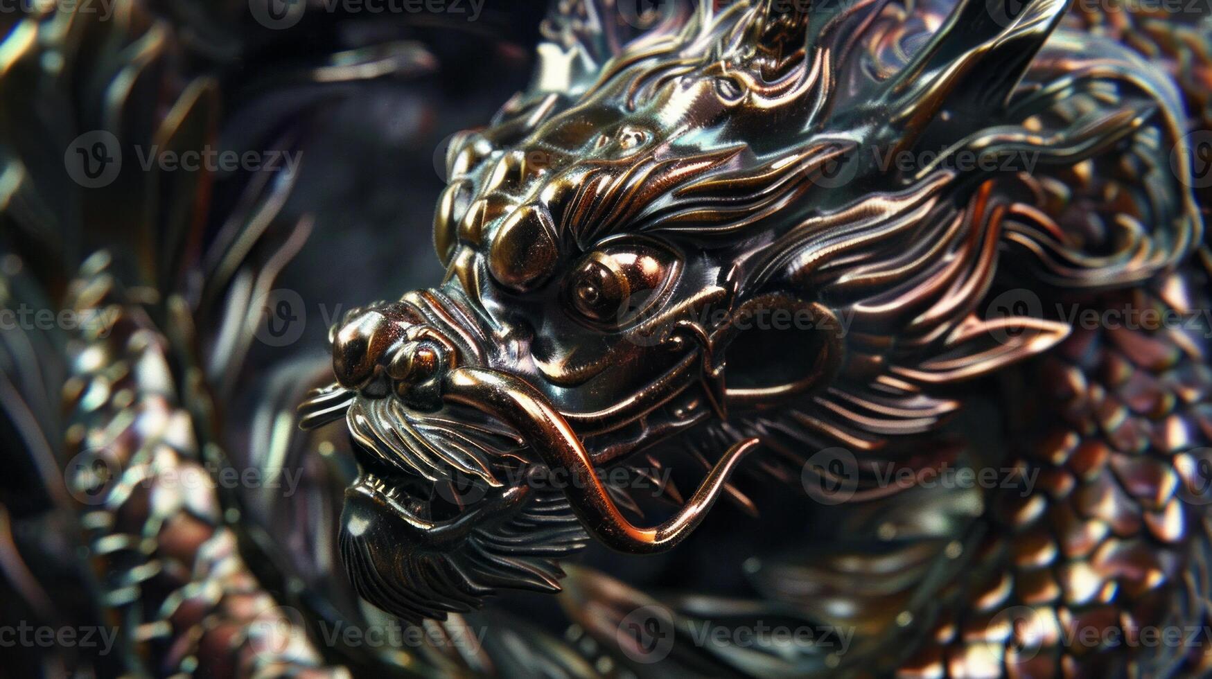 mythical dark bronze. photo