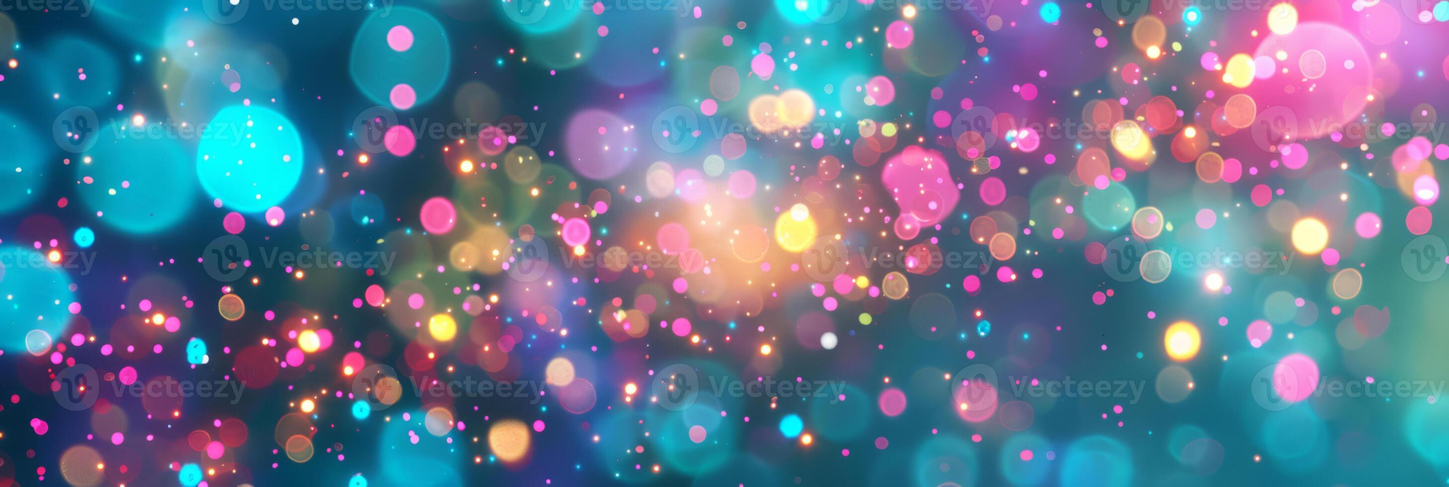 A colorful background with many small circles photo