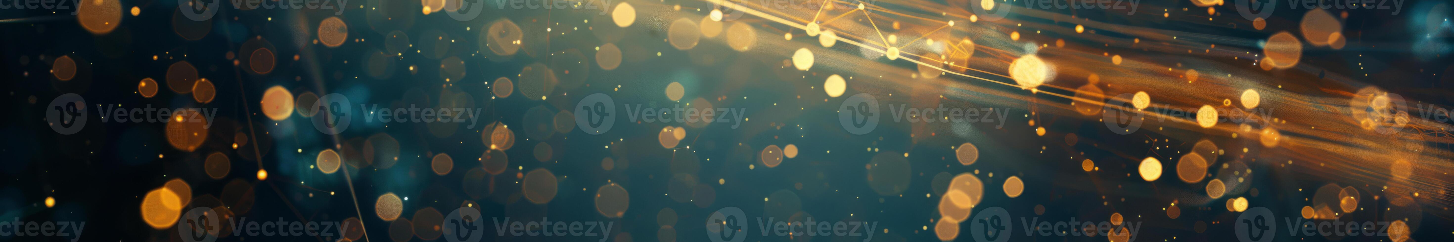 Delicate Network of Twinkling Light Fibers photo