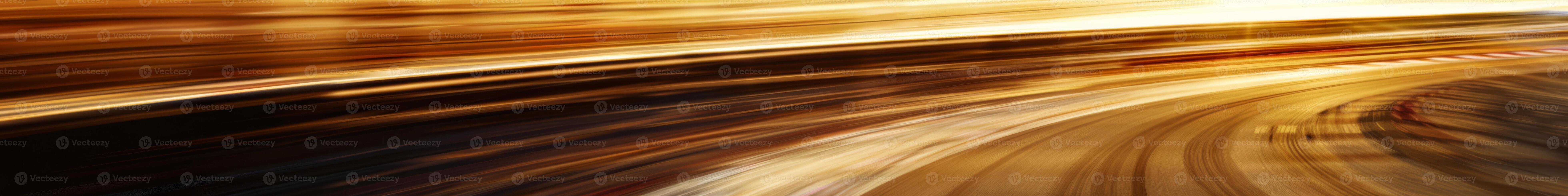 High Speed Motion Blur at a Racetrack Turn photo