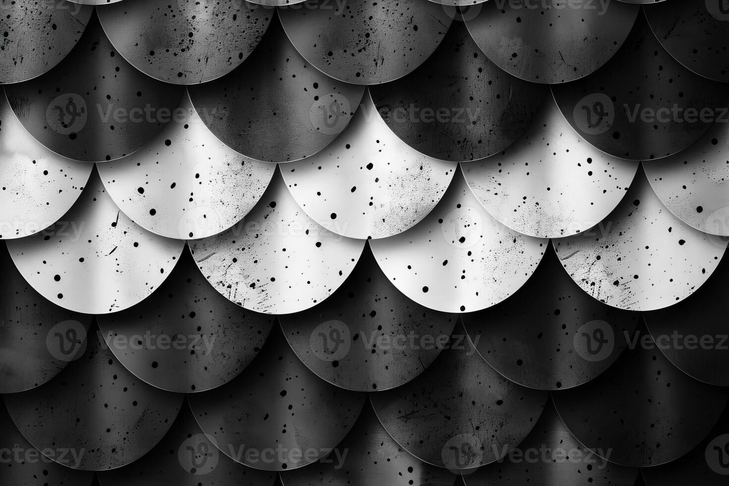 A black and white of a black photo