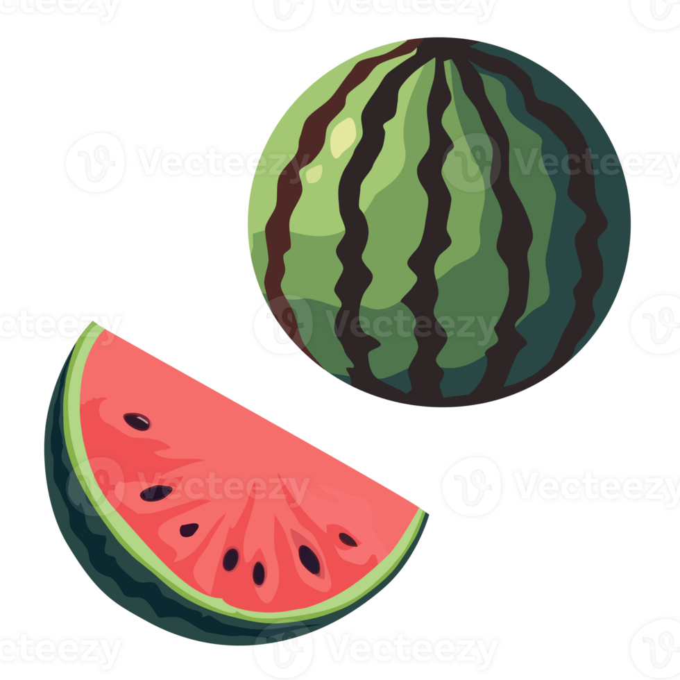 Watermelon and Slice of watermelon png
