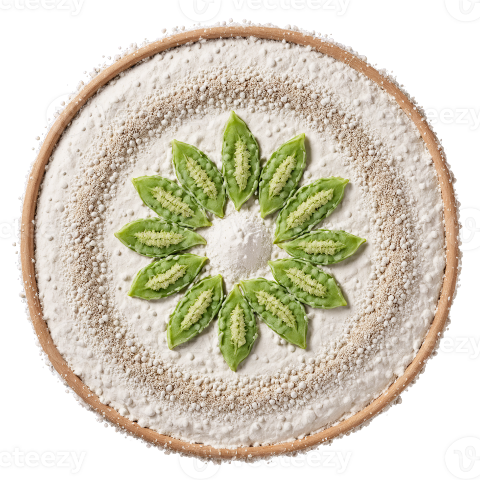 Winged bean flour mandala a circular design of fine winged bean flour medium winged bean png