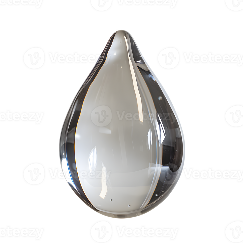 a drop of water on a transparent background png