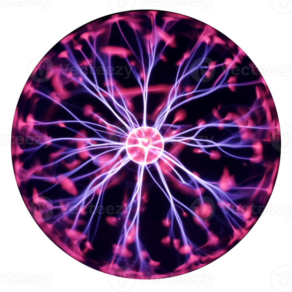 Bursting plasma ball png