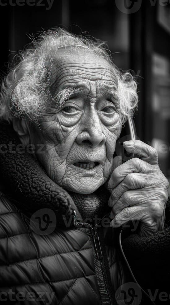 A Moment of Reflection, Captured in Monochrome photo