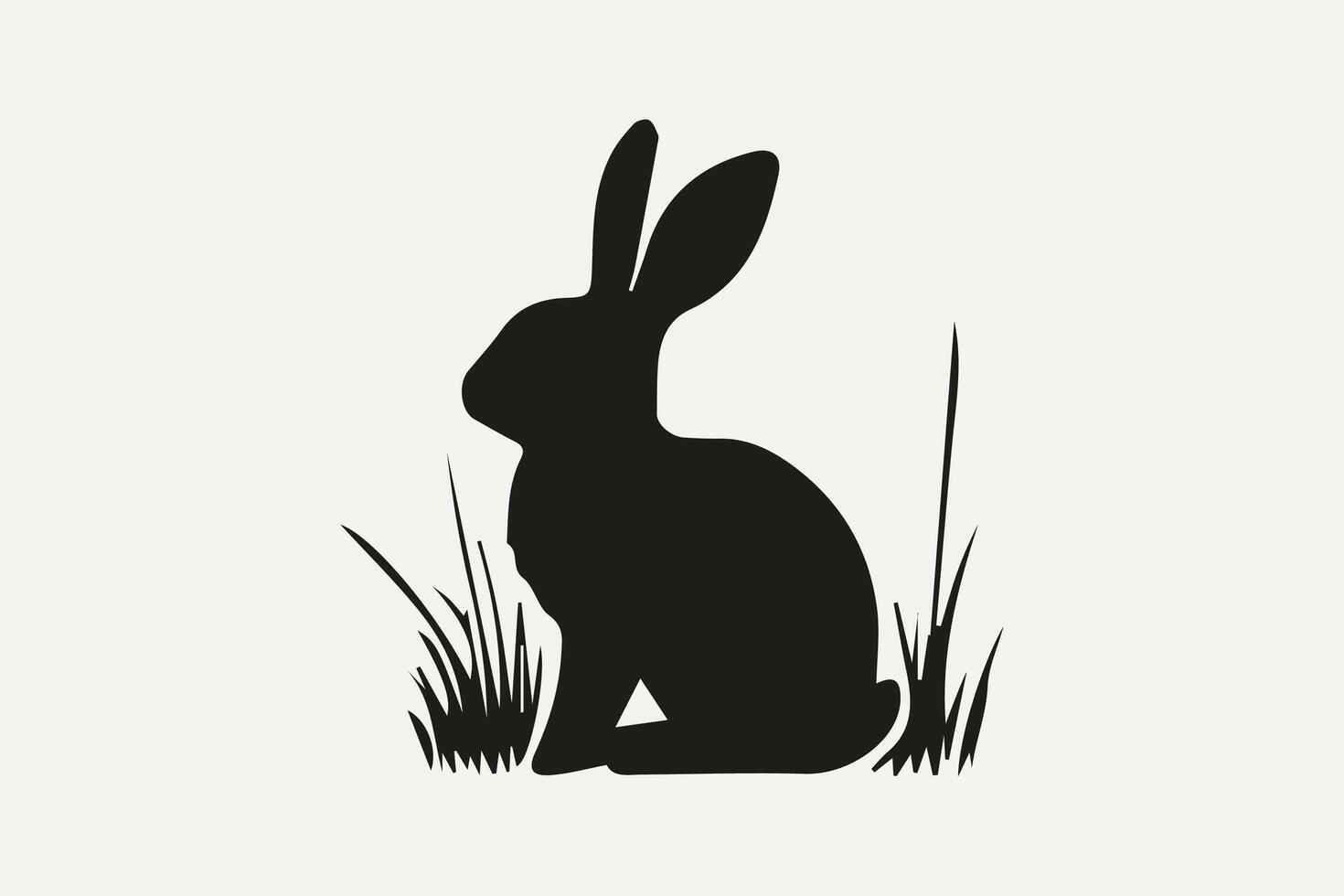 Animal silhouette hand drawn Illustration vector
