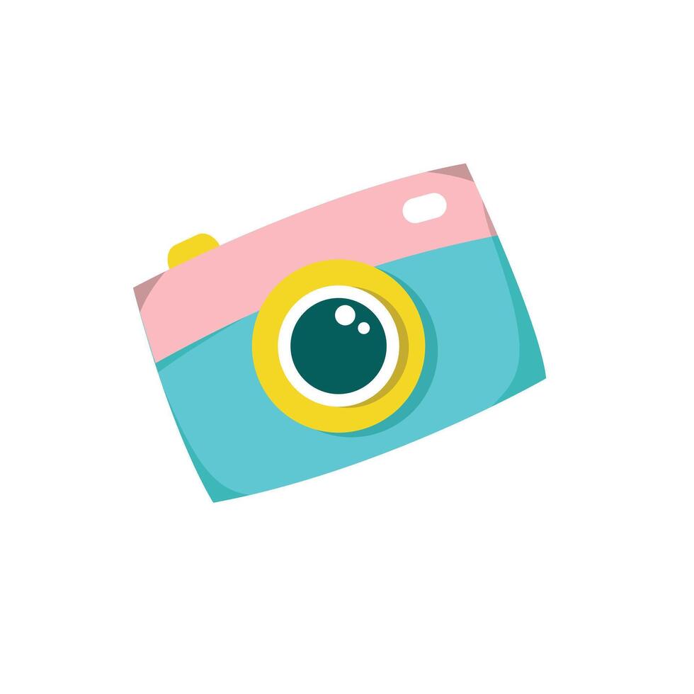cute camera illustration vector