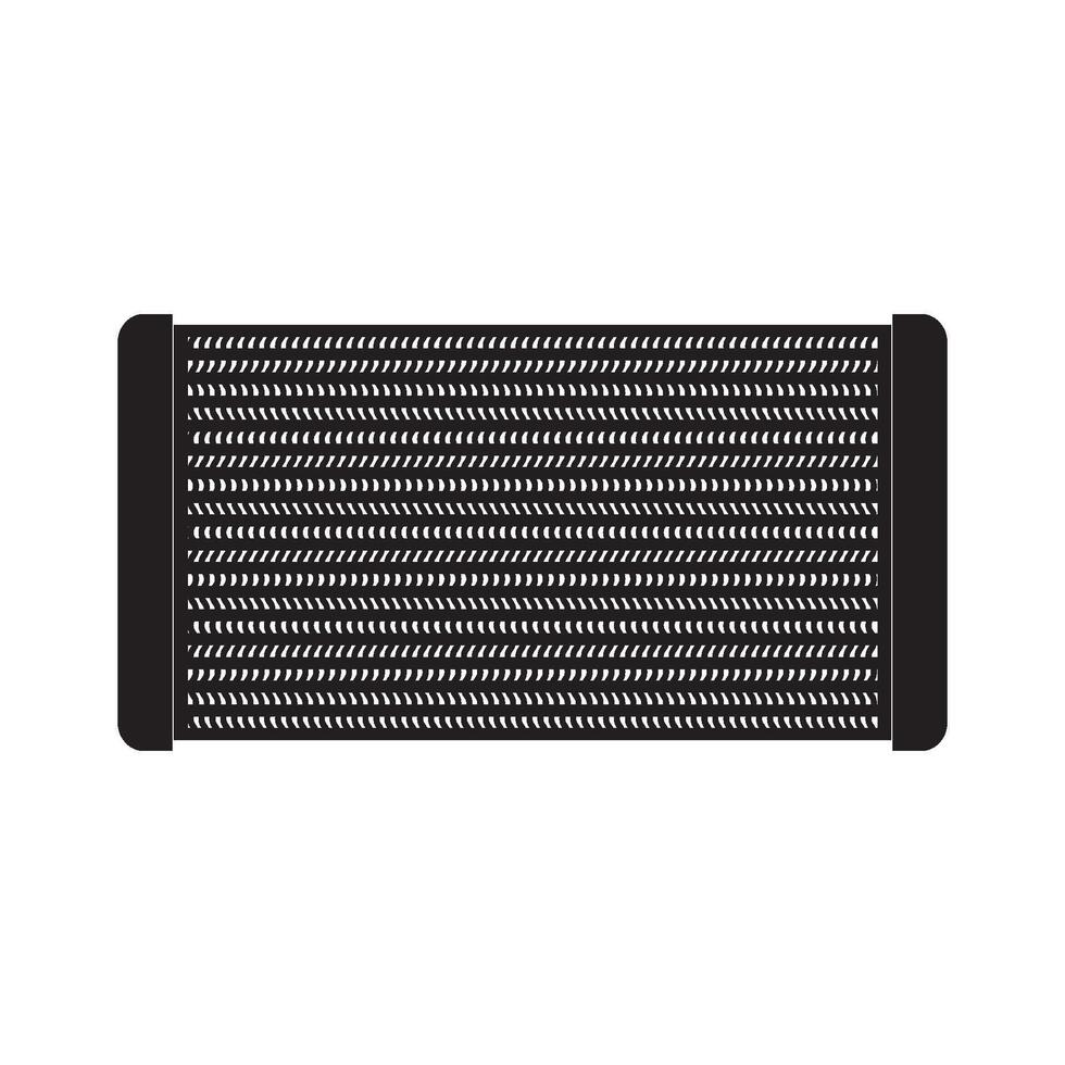Radiator symbol icon vector