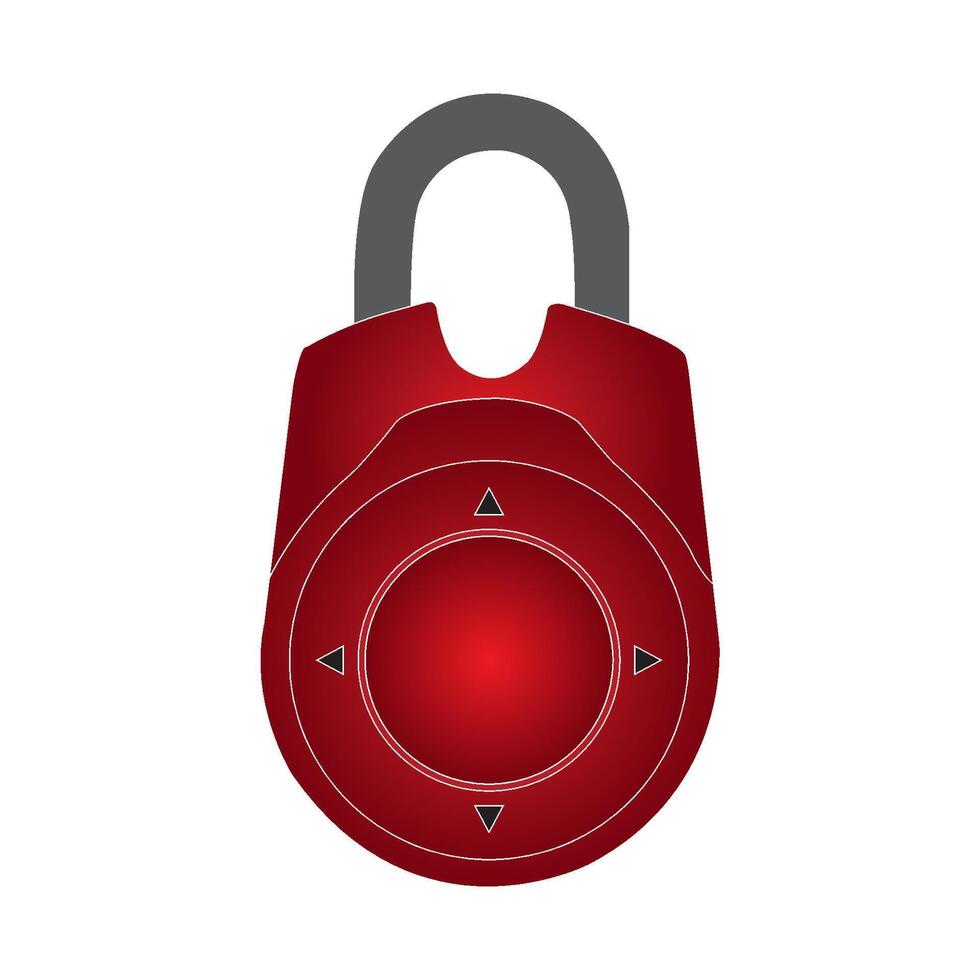 Padlock icon design vector