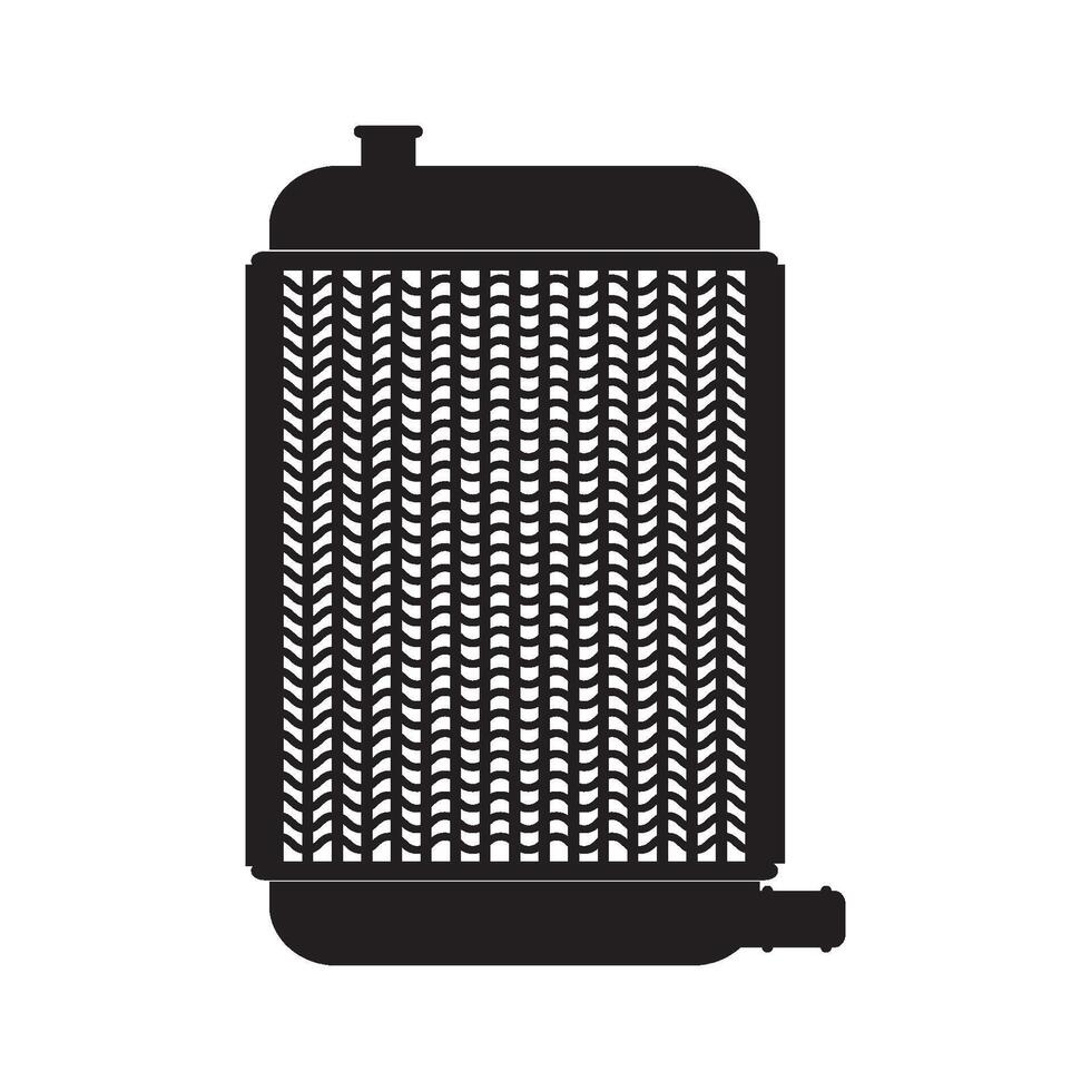 Radiator symbol icon vector