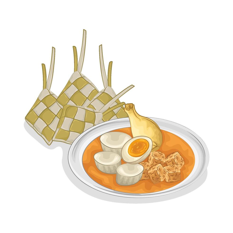 Illustration of opor vector