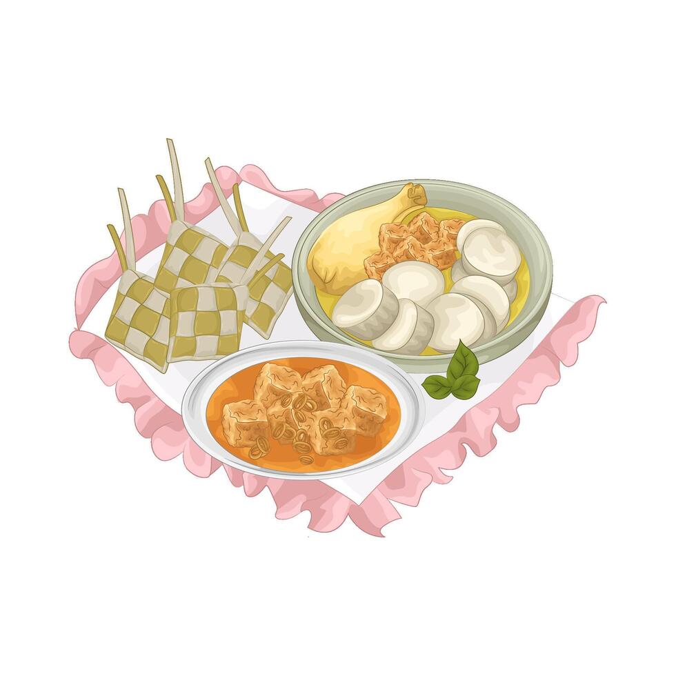 Illustration of opor vector