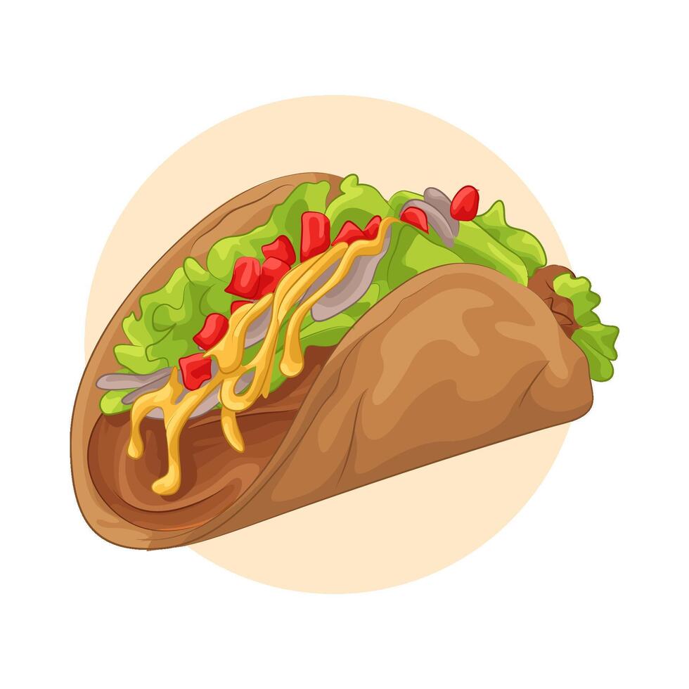 Illustration of tacos vector