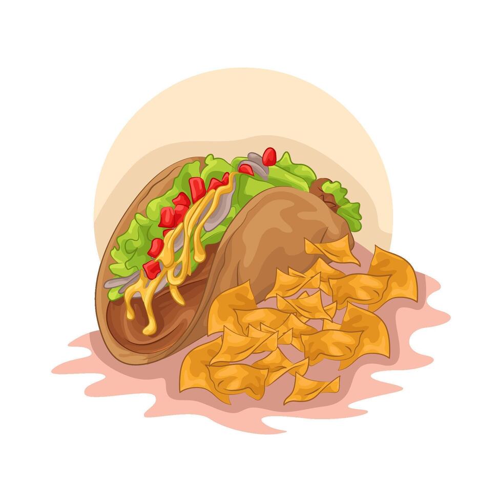 Illustration of tacos vector