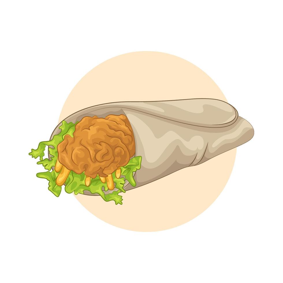 Illustration of tacos vector