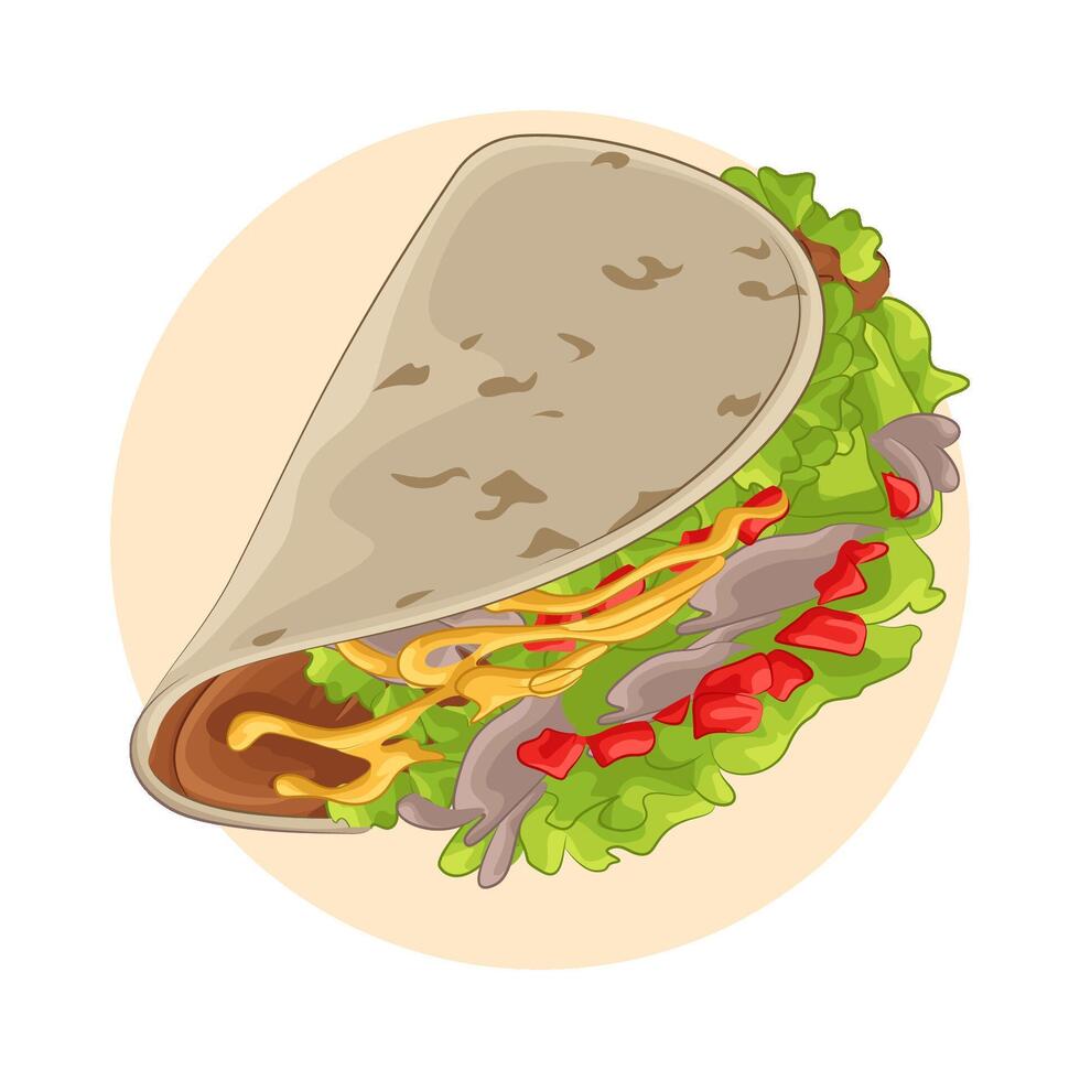 Illustration of tacos vector