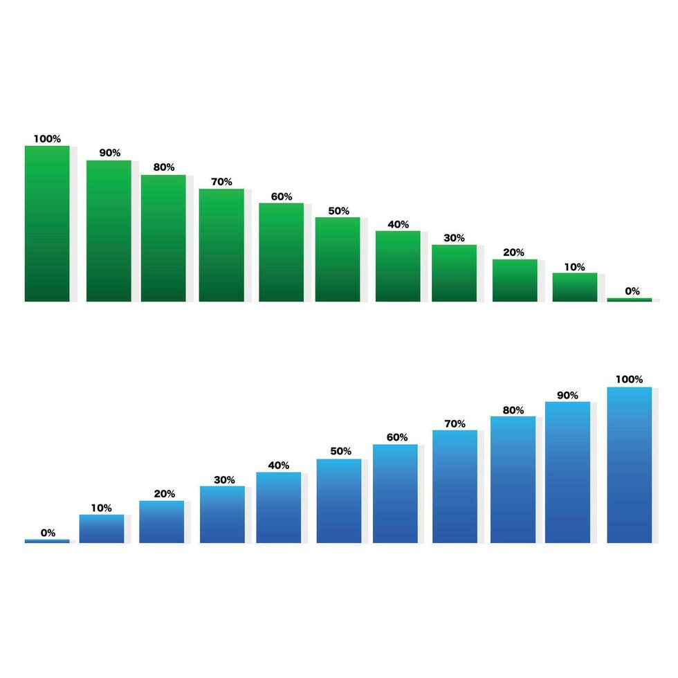 Chart graph. growth graph with arrow isolated on background. Growth direction design business concept. Analysis of information forecast. illustration vector