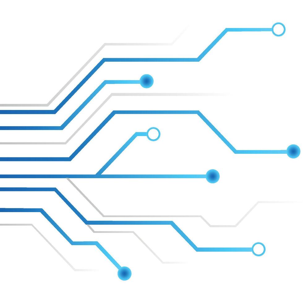 High-tech geometric technology and connection system background from digital data abstract. illustration vector