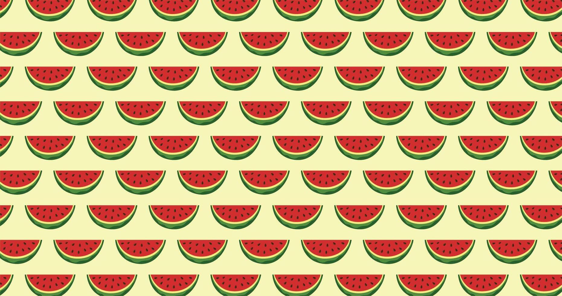 Watermelon background with watermelon slices and seeds. Summer background illustration. vector