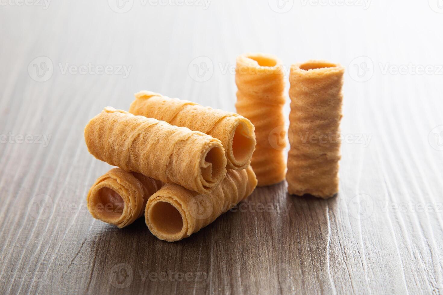 Asian's Love Letters or locally known as Kuih Kapit, a traditional wafer snack photo