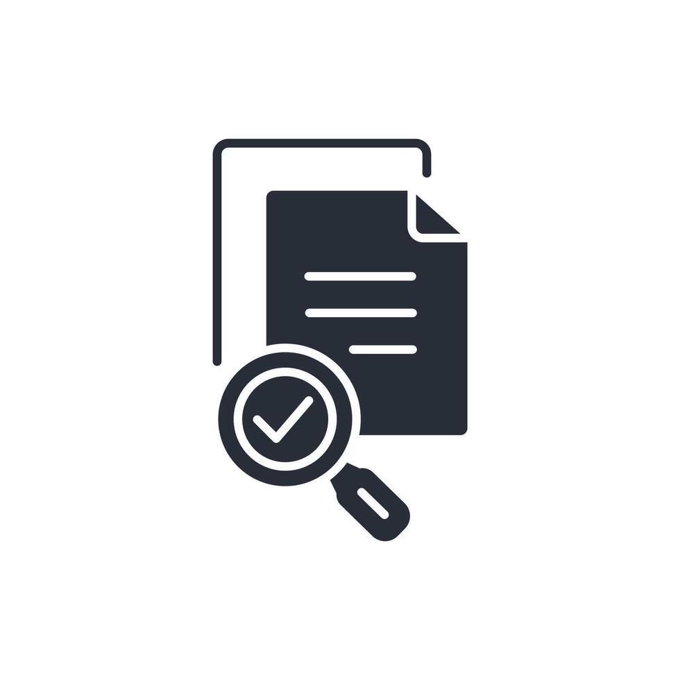 inspection icon. .Editable stroke.linear style sign for use web design,logo.Symbol illustration. vector