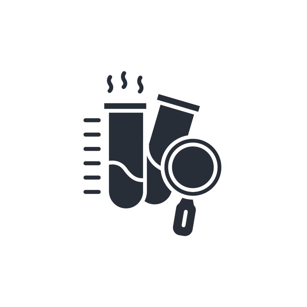 research icon. .Editable stroke.linear style sign for use web design,logo.Symbol illustration. vector