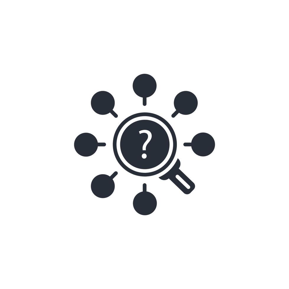 investigate icon. .Editable stroke.linear style sign for use web design,logo.Symbol illustration. vector