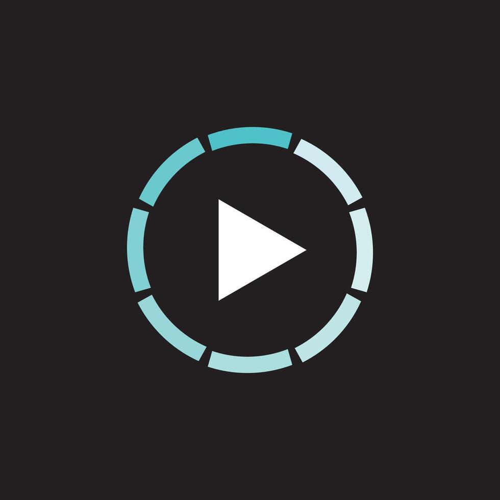 Loading indicator icon flat design vector
