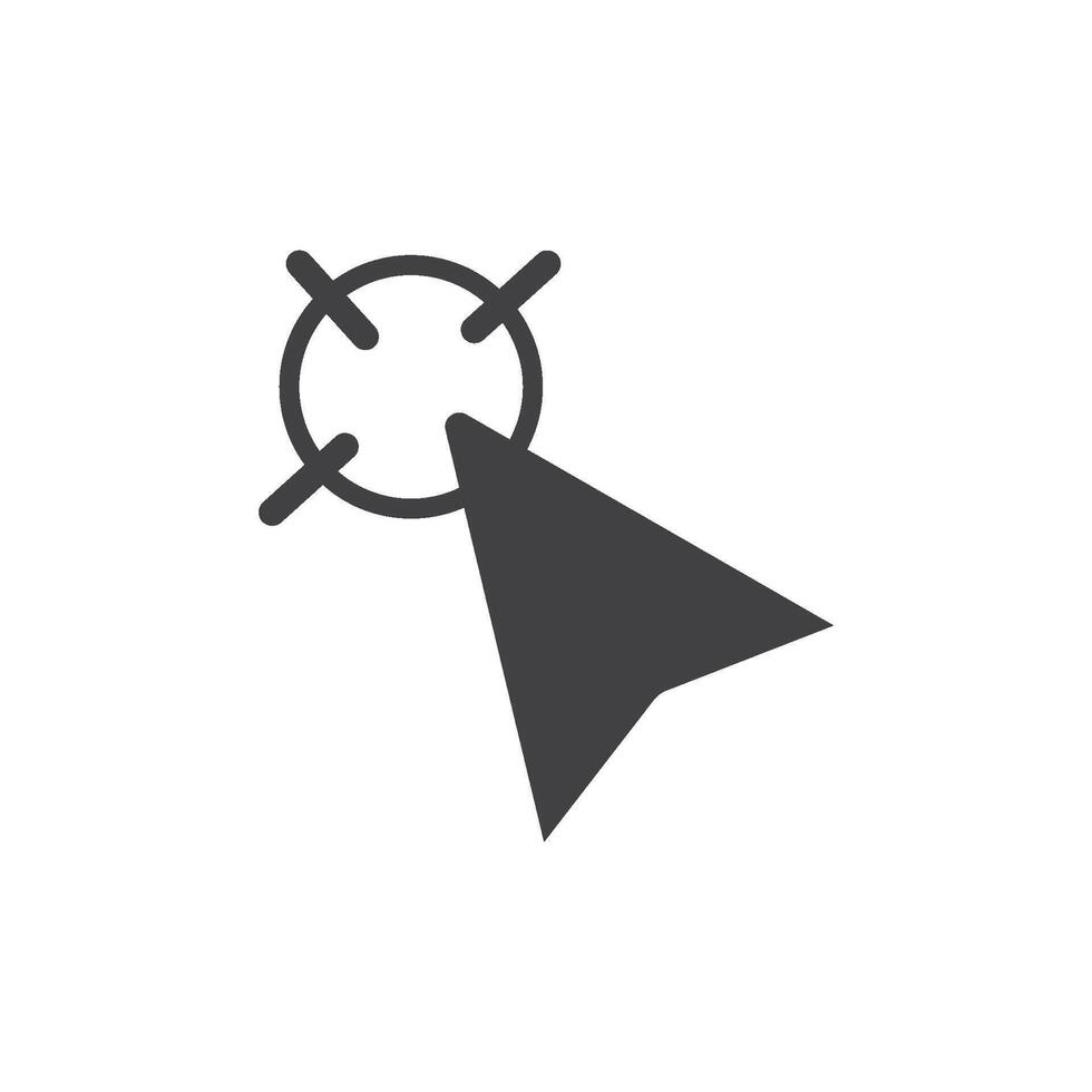 Cursor icon pointer mouse icon vector