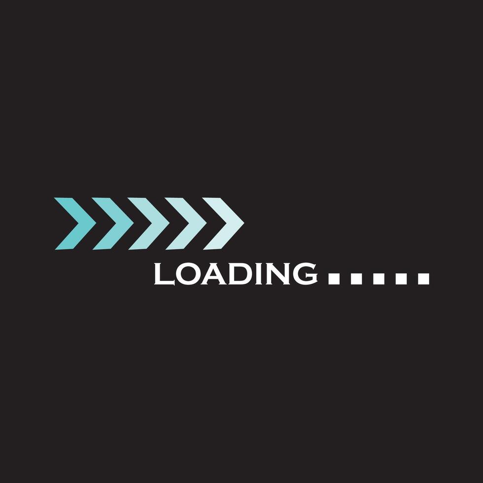 Loading indicator icon vector