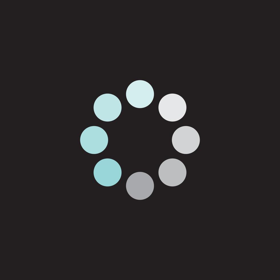Loading indicator icon vector