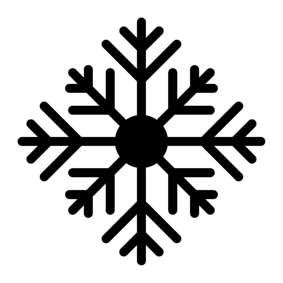Snowflake Holiday travel object illustration vector